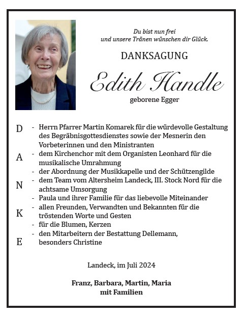 Edith Handle 