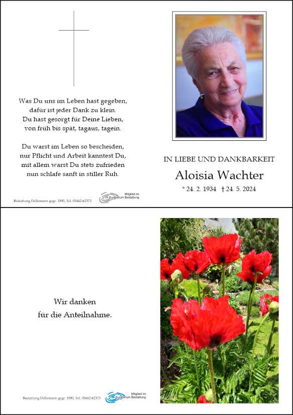 Aloisia Wachter 